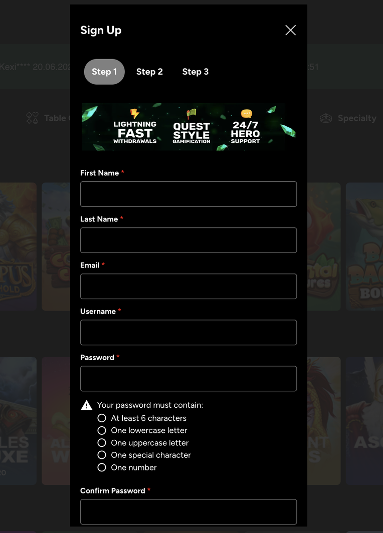 ozwin casino Gameplay