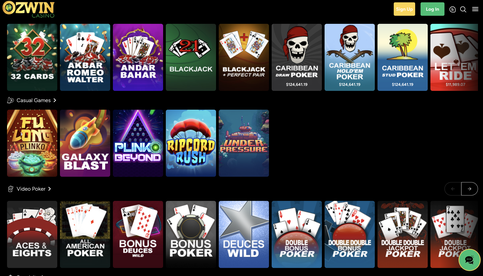 ozwin casino Jeu